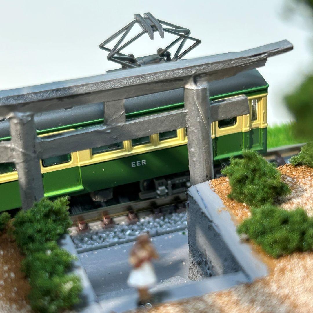 おやまかわ様ご予約品　江ノ電 江の島腰越 こゆるぎ神社 鉄道ジオラマ　Nゲージ