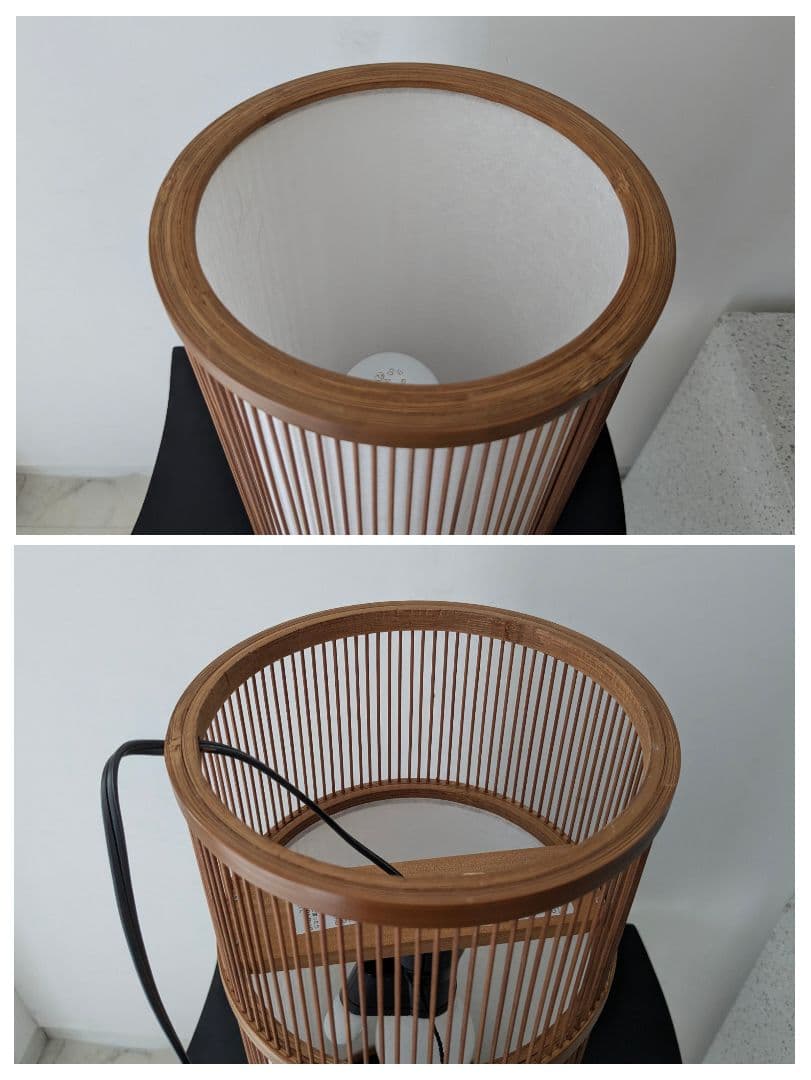 ジャパニーズモダン フロアライト ランプ 駿河竹千筋細工 工藝 OLD 美品