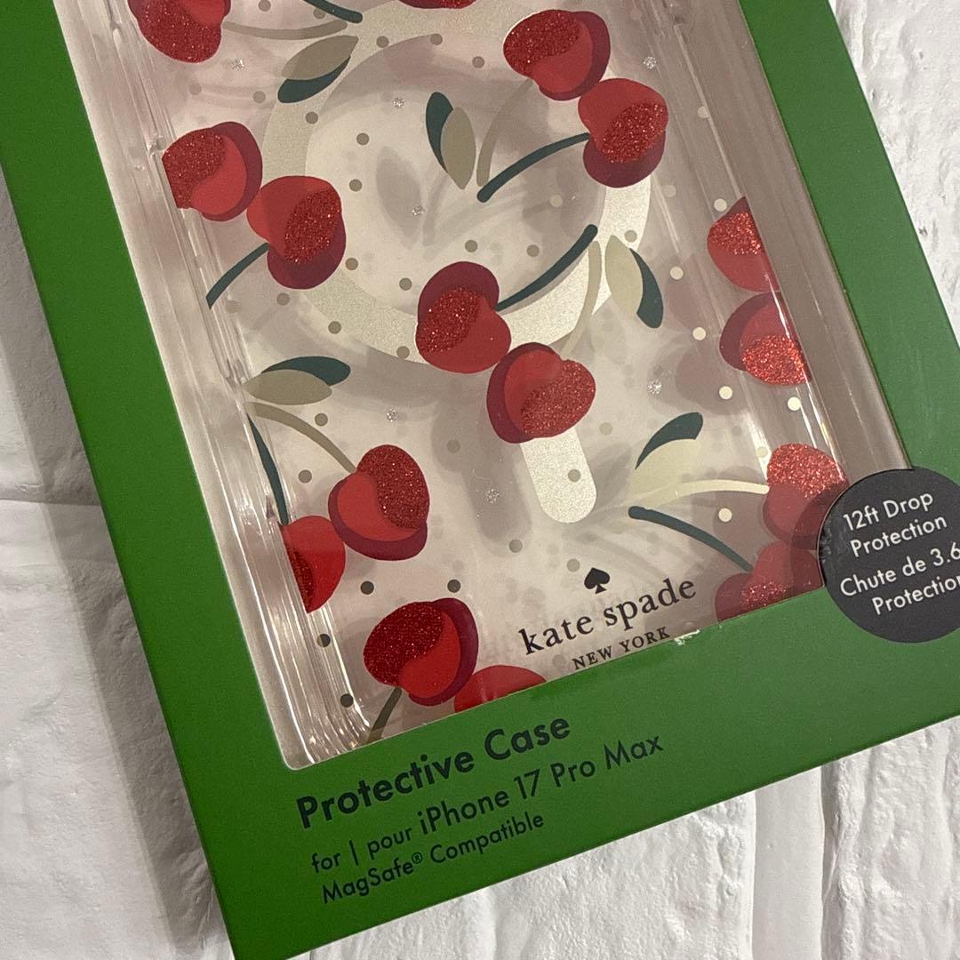 新品kate spade⭐️iPhone 17 Pro Max ケース　チェリー