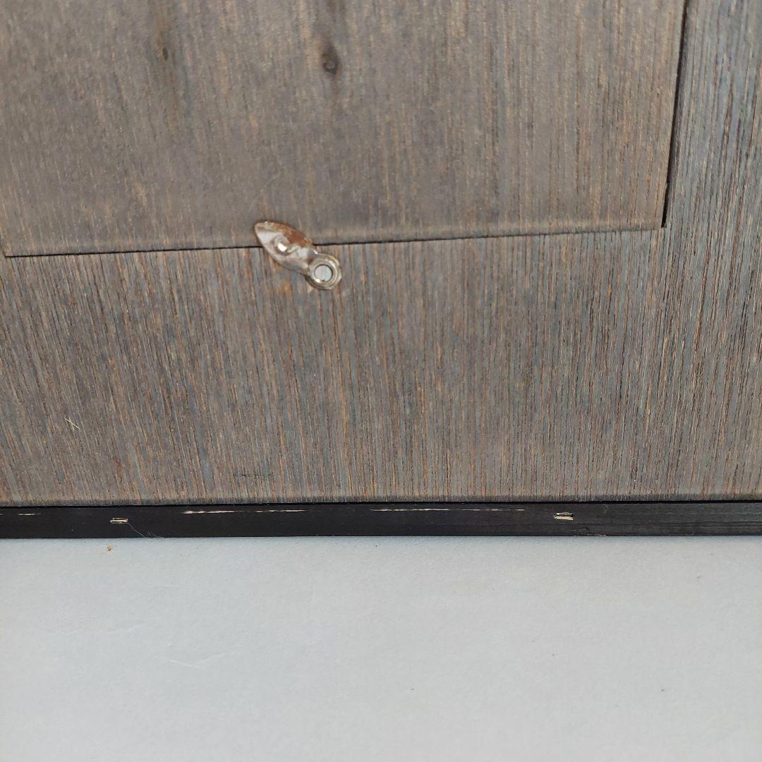 陶額　勝山 　陶板画　レトロ