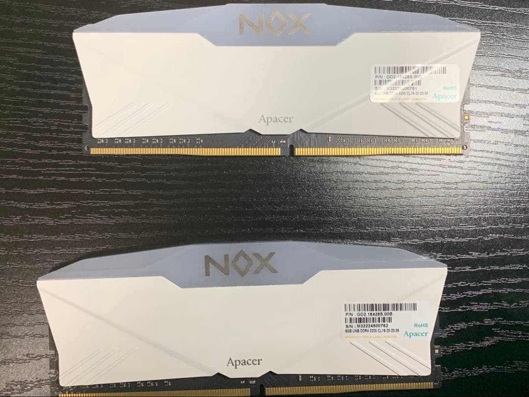 メモリー Apacer DDR4 16GB 3200 NOX