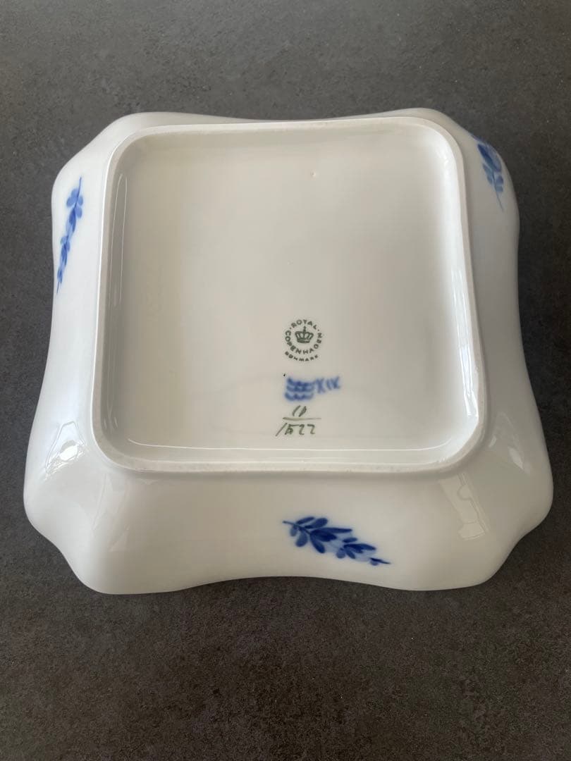 ビンテージ　ロイヤルコペンハーゲン　ブルーフラワー　サラダボウル