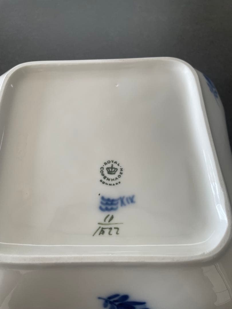 ビンテージ　ロイヤルコペンハーゲン　ブルーフラワー　サラダボウル