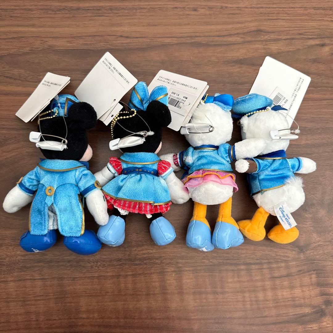 新品 ディズニーシー ミッキー ミニー ドナルド デイジー ぬいば 15周年
