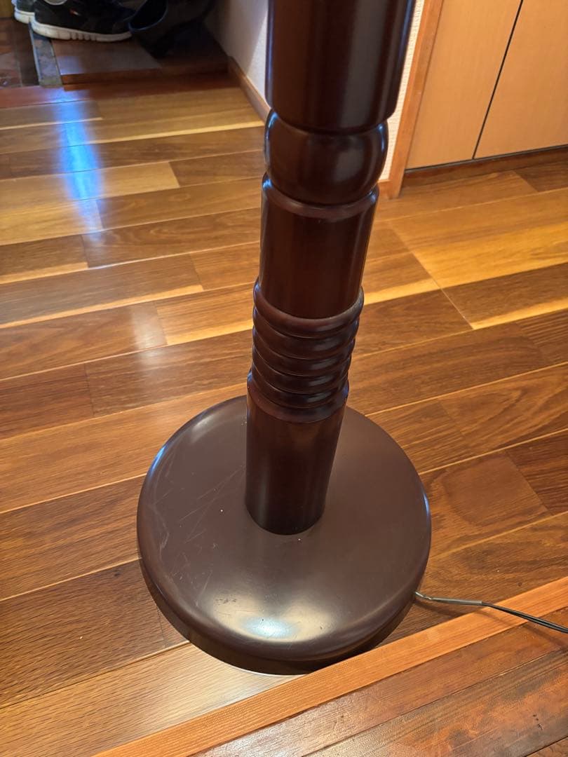 フロアスタンド アンティーク自然風景柄