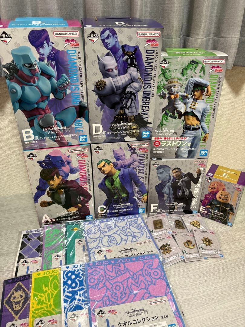 《一番くじジョジョ》フィギュア.H.I賞コンプリート❗️