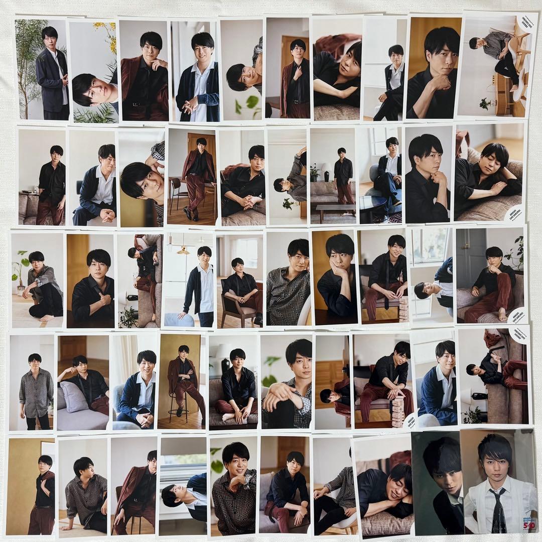 【まとめ売り】嵐 公式写真 個人ソロ 櫻井翔 585枚 ライブ フォトセ6点