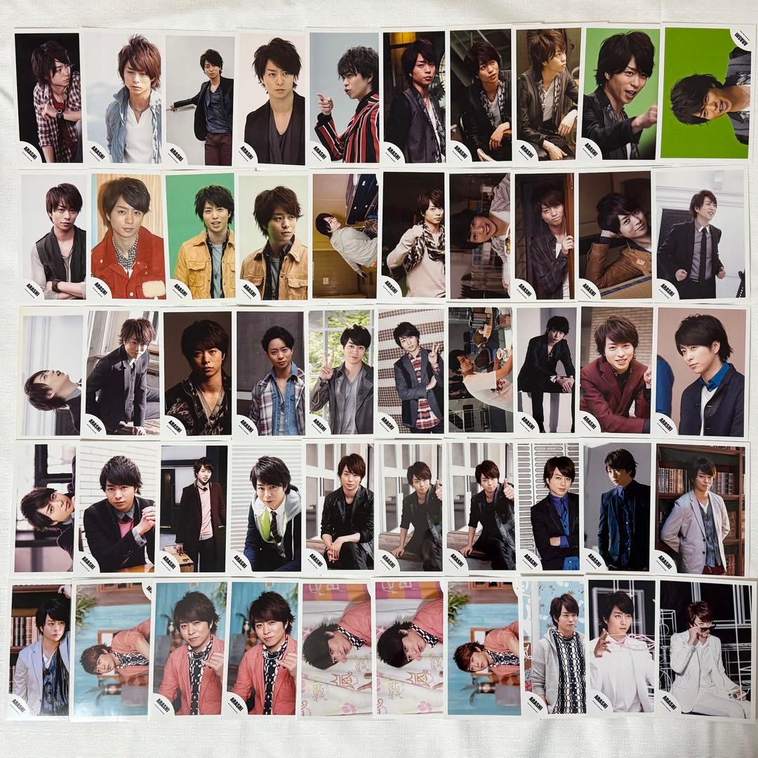 【まとめ売り】嵐 公式写真 個人ソロ 櫻井翔 585枚 ライブ フォトセ6点