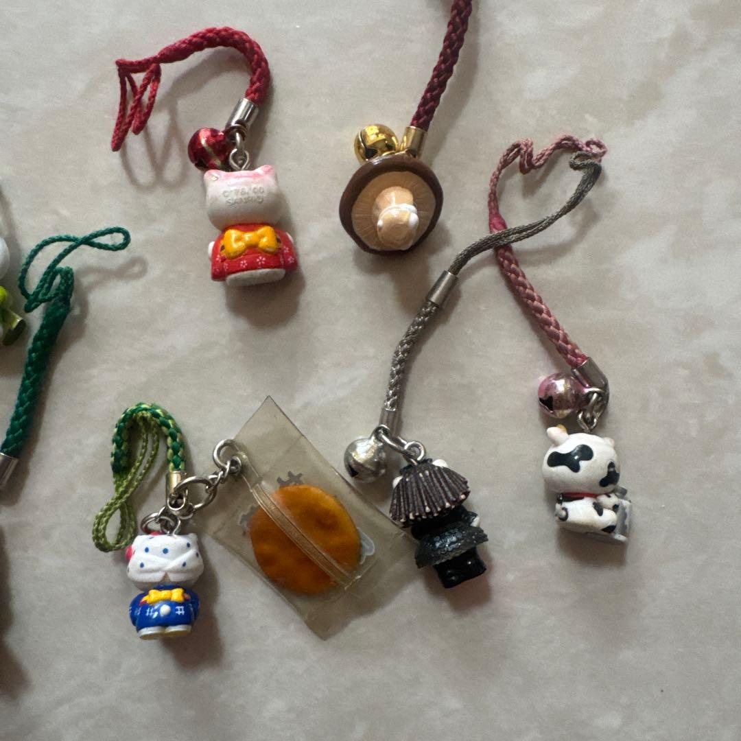 ご当地　キティ ストラップ　根付け まとめ売り