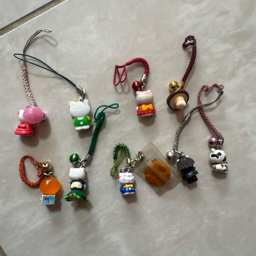 ご当地　キティ ストラップ　根付け まとめ売り