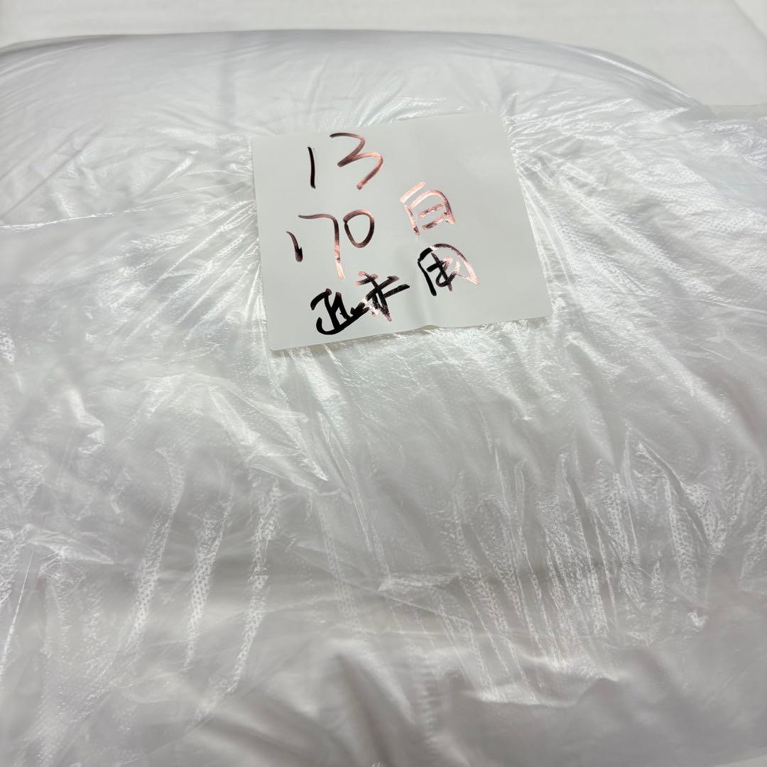 13開封済み　羽毛布団　170cmx200cmセミダブル　掛け布団　100％羽毛