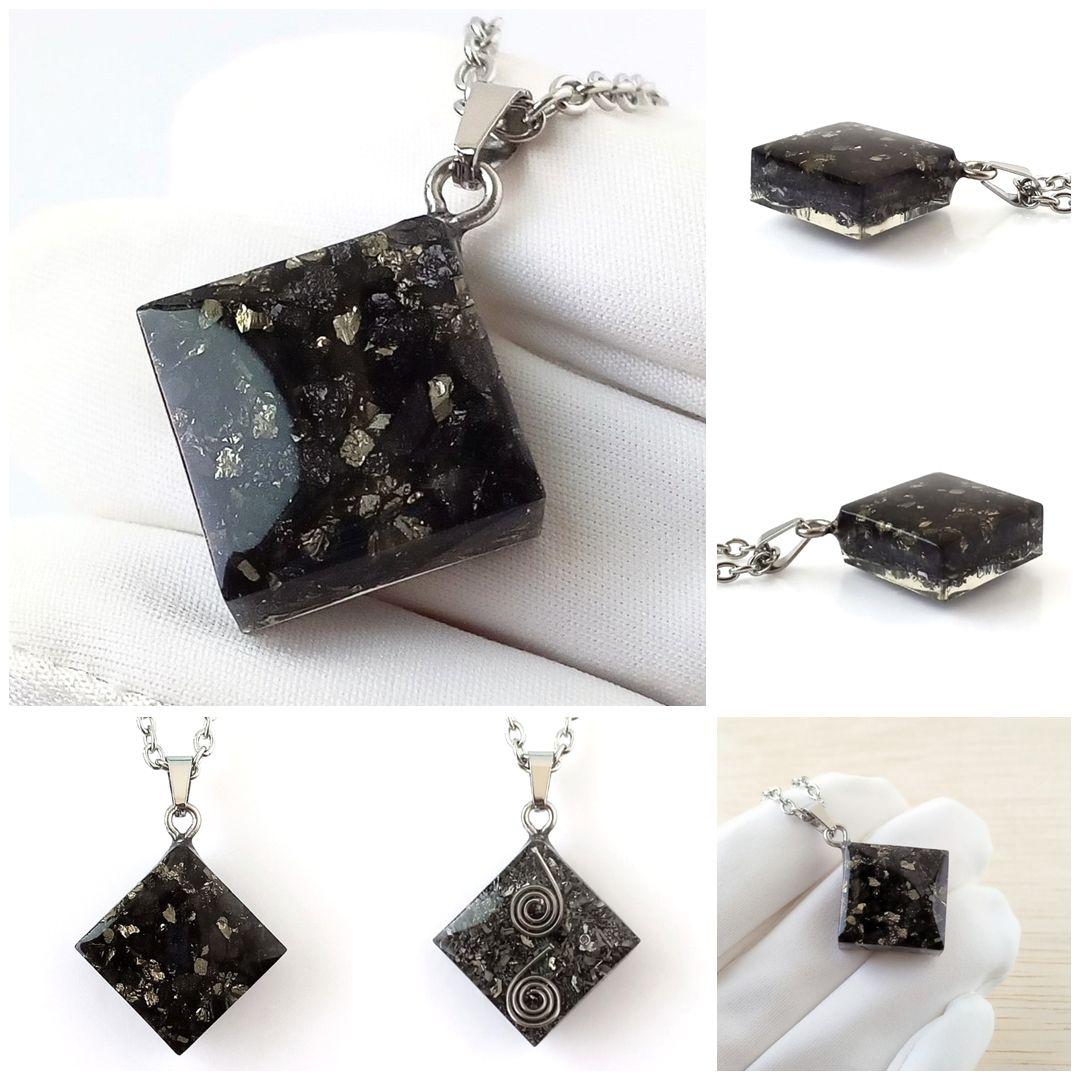 オルゴナイト｜周りに流されない強さを与える！｜パイライト×エリートシュンガイト