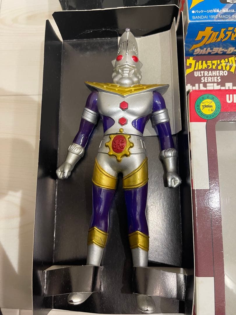 1990年代　バンダイ ウルトラヒーローシリーズ ウルトラマン 怪獣 ソフビ6体