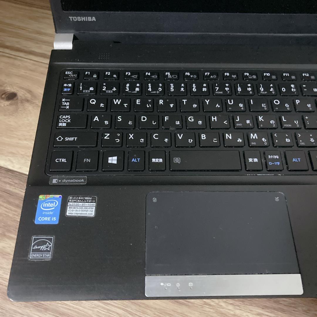 東芝 TOSHIBA dynabook R73/NB31E ウェブカメラ搭載 黒