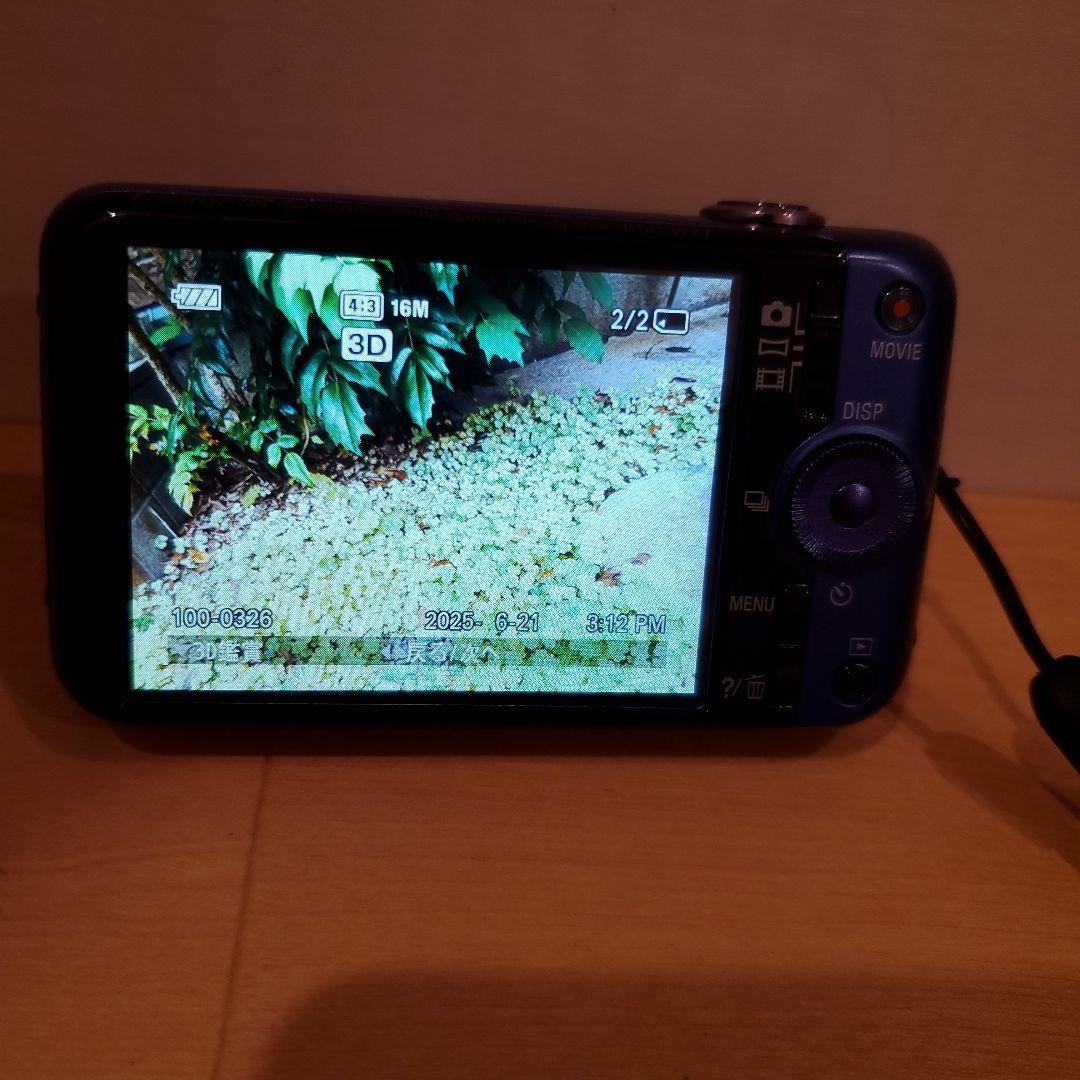 SONY Cyber-shot パープル　デジカメ