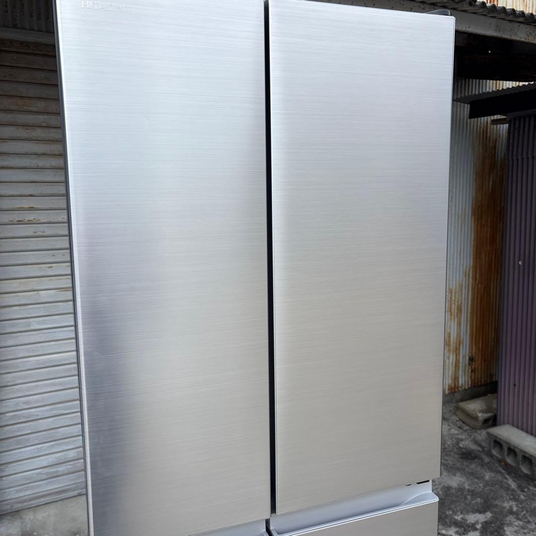 【美品・2023年製】HITACHI 冷凍冷蔵庫 R-H54V (S) 540L