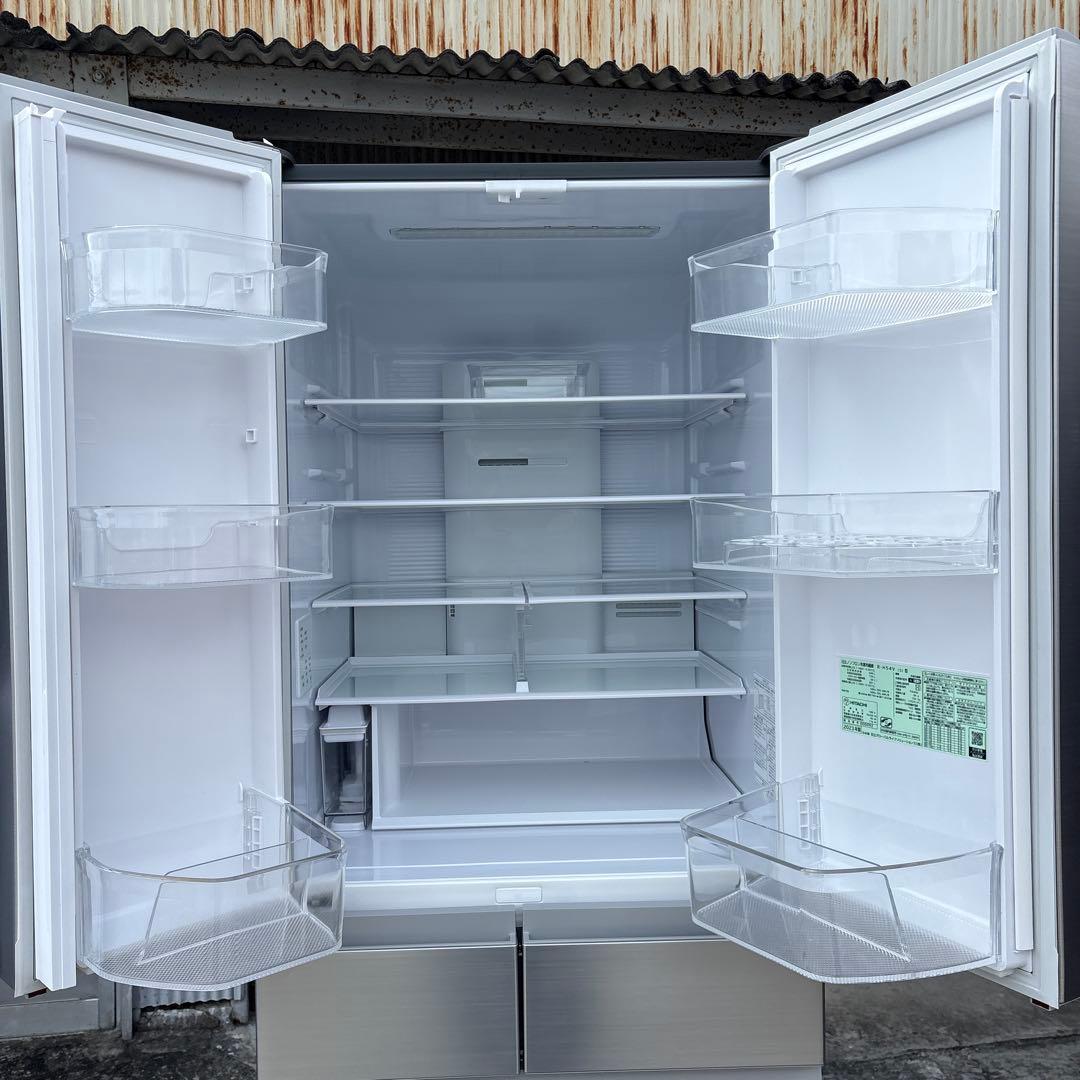 【美品・2023年製】HITACHI 冷凍冷蔵庫 R-H54V (S) 540L