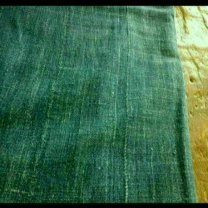 アフリカ　マリ共和国　新品　ボゴラン列帯　藍染め　加工品　約102㎝×約184