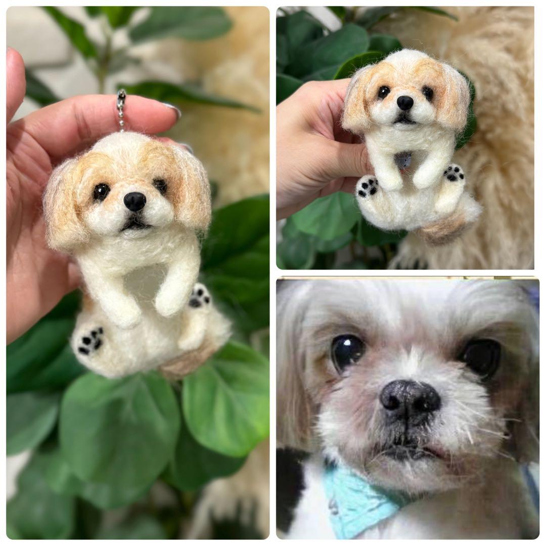 うちの子クリップペット　羊毛フェルト　一緒にお出かけ　プレゼント　ペット