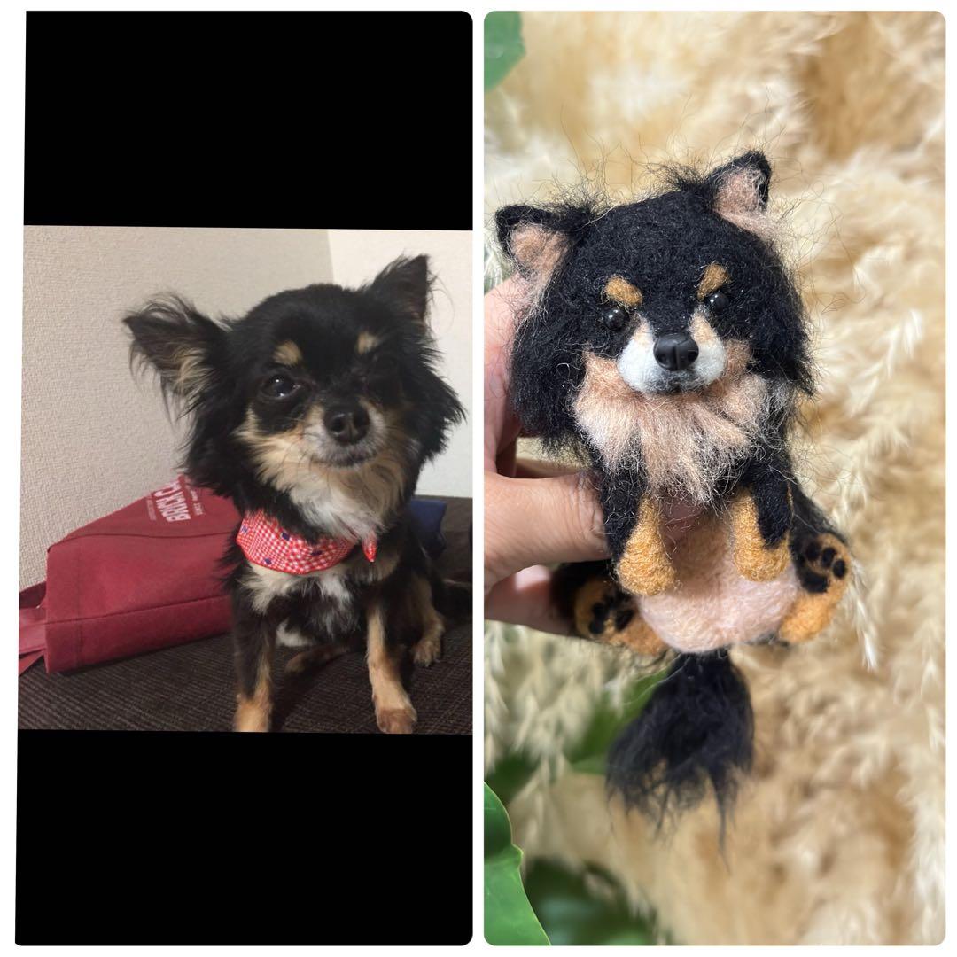 うちの子クリップペット　羊毛フェルト　一緒にお出かけ　プレゼント　ペット