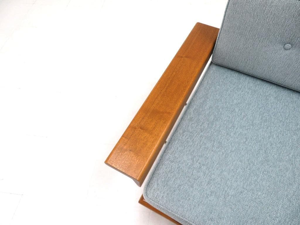 展示品　アクメ　カーディフ　3人掛けソファ　トリプルソファ　デイベッド　オーク材