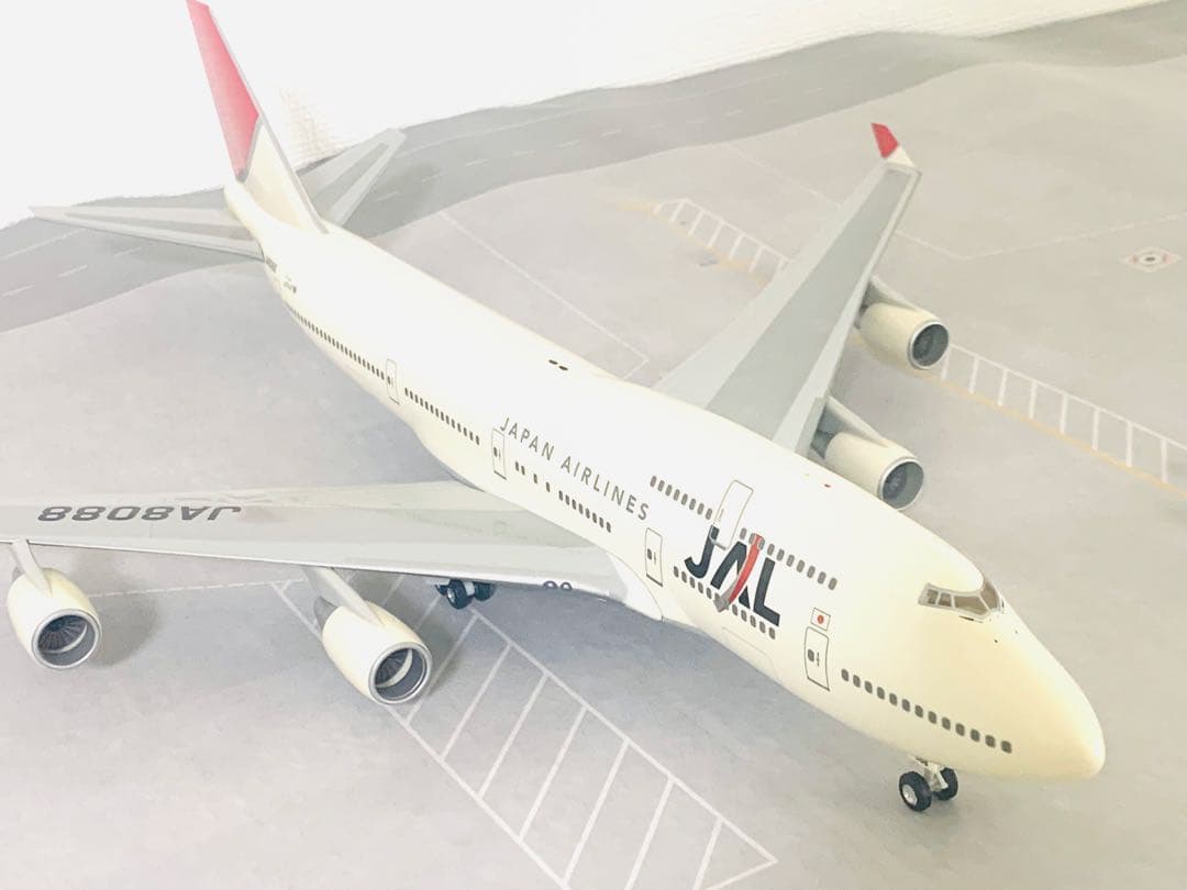 jalux公認モデル／ホーガン製1/200日本航空Ｂ７４７－４００太陽とアーク機