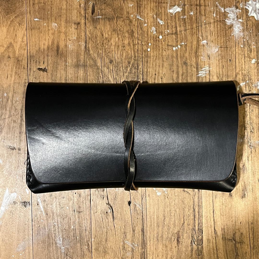 クロムエクセル長財布 スタンプ付き 茶芯 クロムエクセル Lot#373