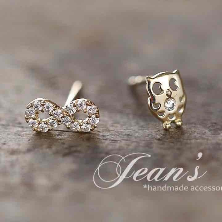 14K ハンドメイドピアス2つ（ 11種類選べる）