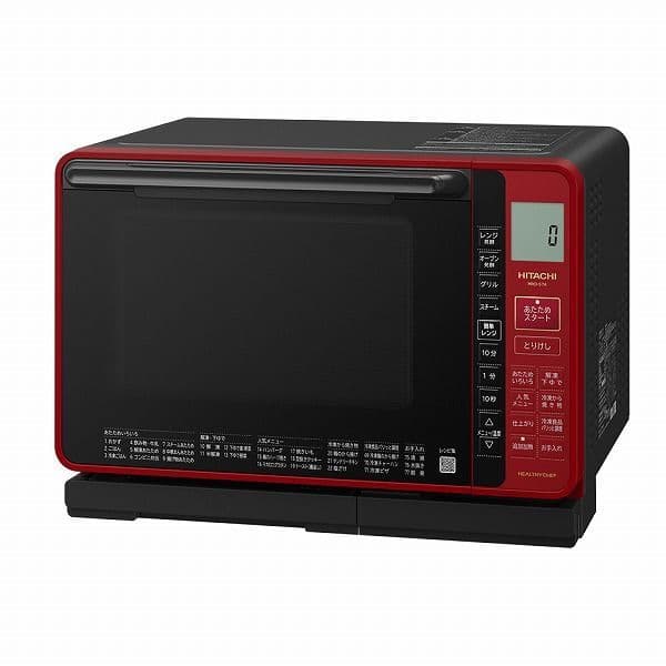 日立 MRO-S7A レッド 22L オーブンレンジ