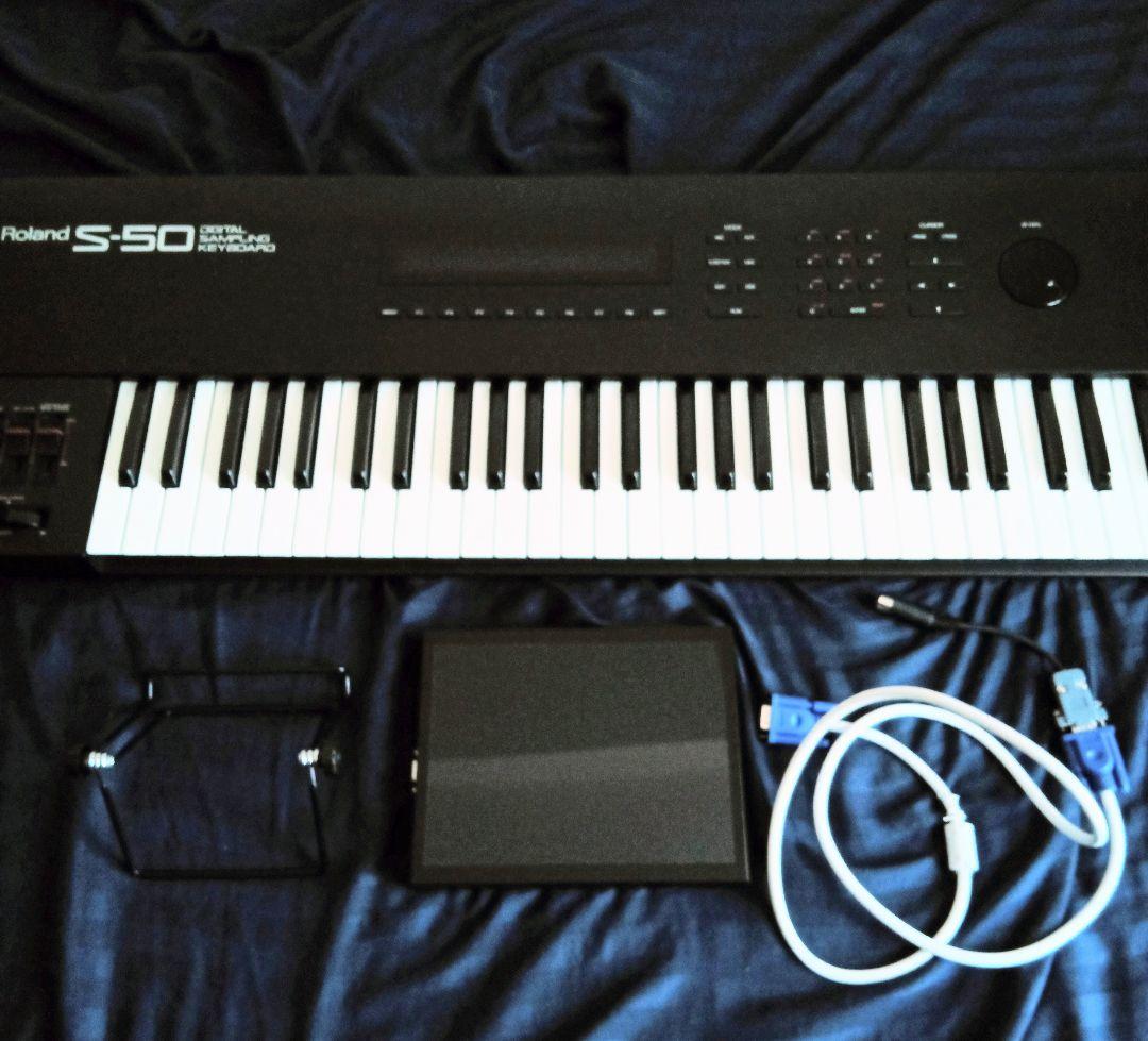 希少 ! Roland S-50 サンプラー本体と付属品 純正ケース