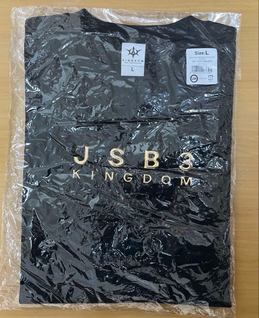 【新品未開封】JSB3 KINGDOM Tシャツ　ブラック　サイズL 三代目