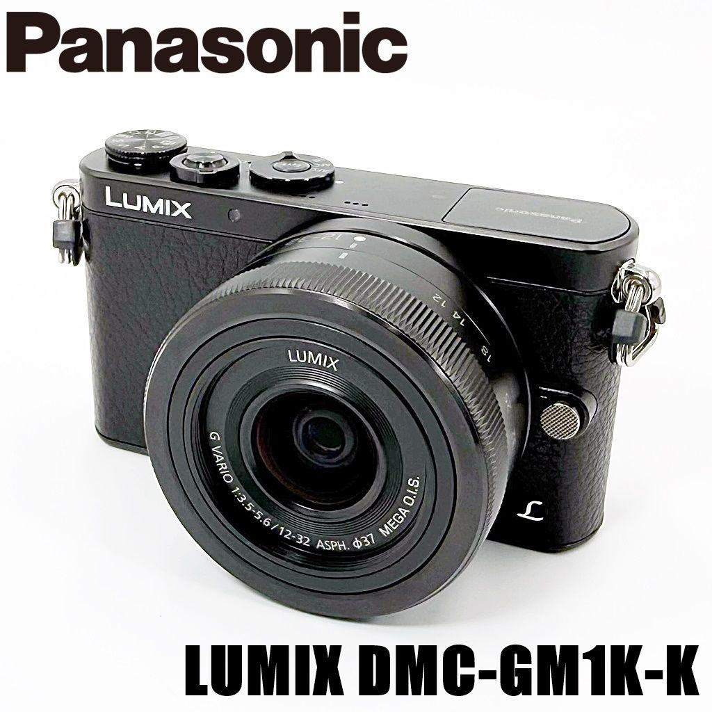 【美品】パナソニック LUMIX DMC-GM1K-K レンズキット ミラーレス