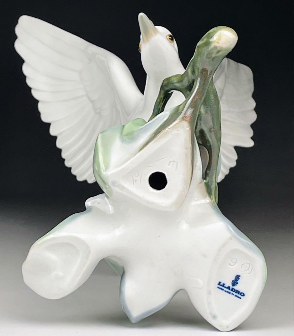 リヤドロ 約29cm キジバト 鳩 フィギュリン リアドロ LLADRO