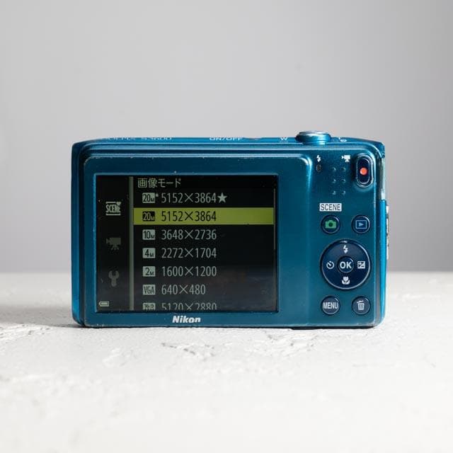 【スタイリッシュなコンデジ】Nikon COOLPIX S3600 ブルー