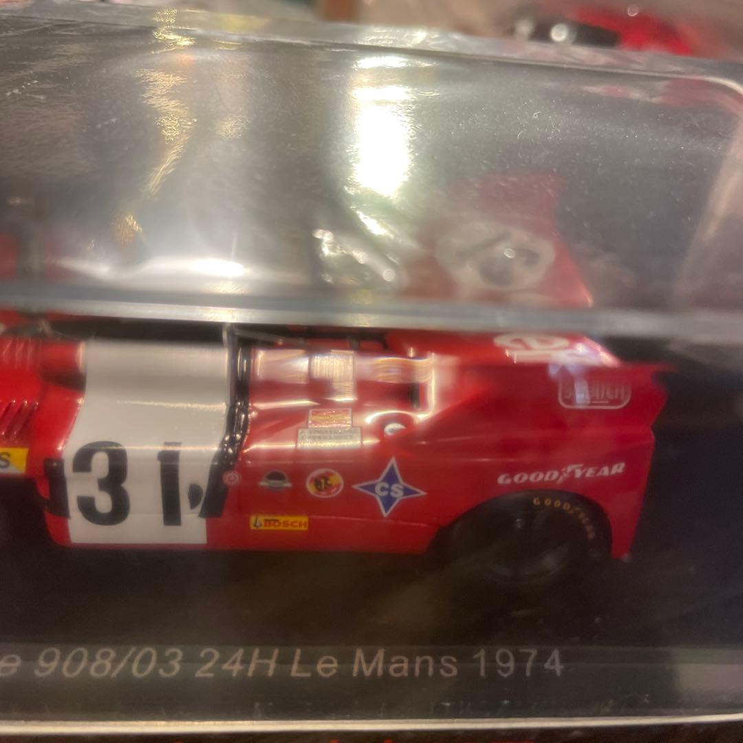 絶版　1/43 スパーク　ポルシェ　908/03 ルマン24時間　1974