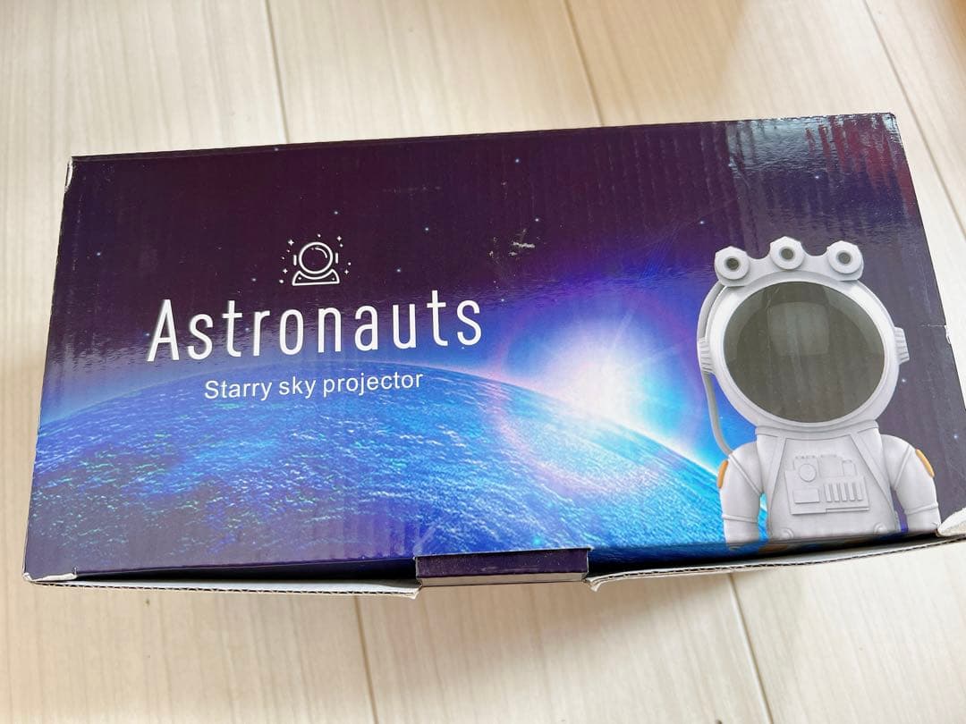 宇宙飛行士ライトプロジェクター ギャラクシープロジェクター タイマー リモコン付