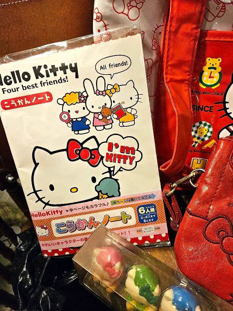 ハローキティ　保冷バッグ　筆箱　指人形　楽器　ショルダー　昭和レトロ　平成