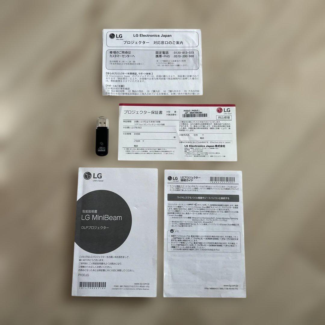LG MiniBeam DLPプロジェクター