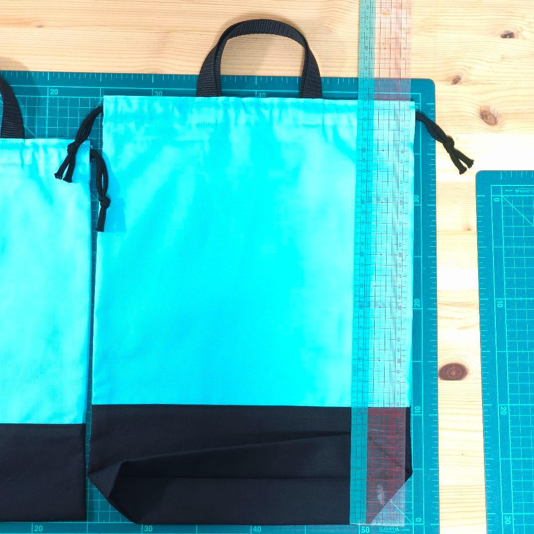 バビゴン　【入園入学3点セット 】スカイブルー×ブラック