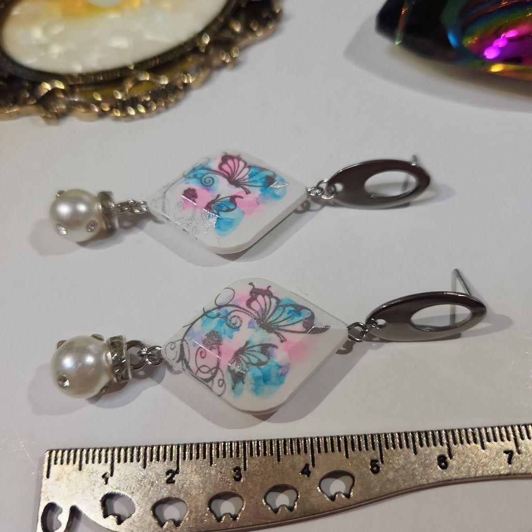 ハンドメイドピアス3227