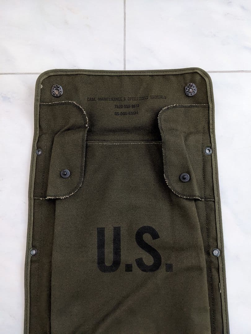 レア デッドストック US ARMY マニュアル ケース 書類入れ ヴィンテージ
