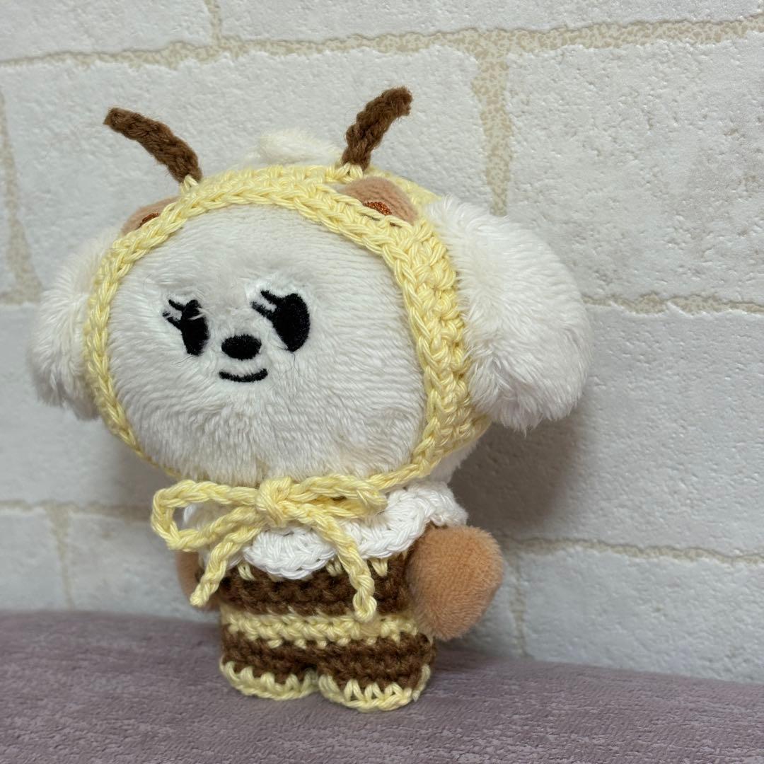 さくらもちこ様オーダー　プルバトゥ　おすわりキーリング　ぬいぐるみぬい服　txt