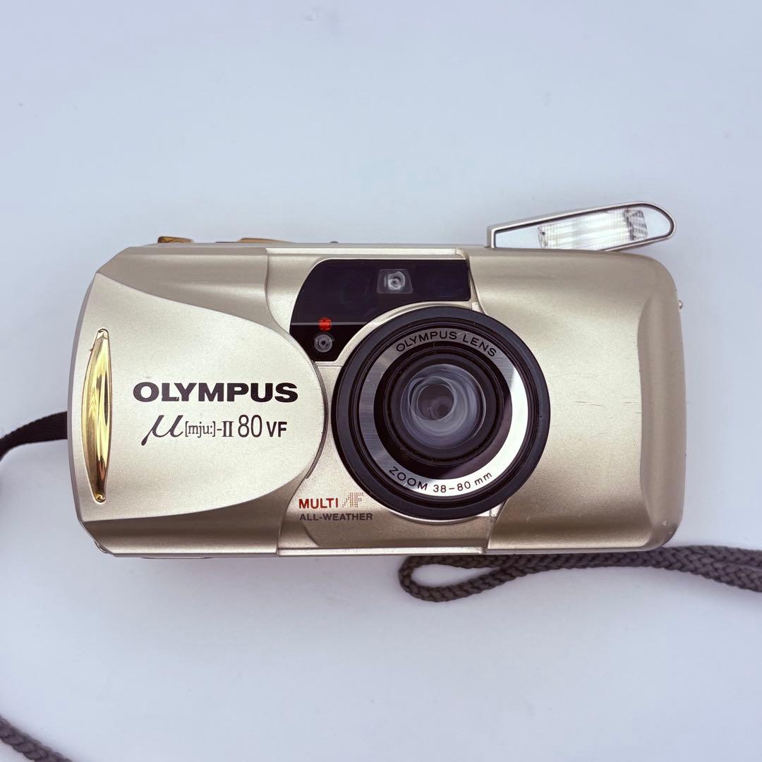 オリンパス OLYMPUS μ 【mju：】-II 80VF フィルムカメラ