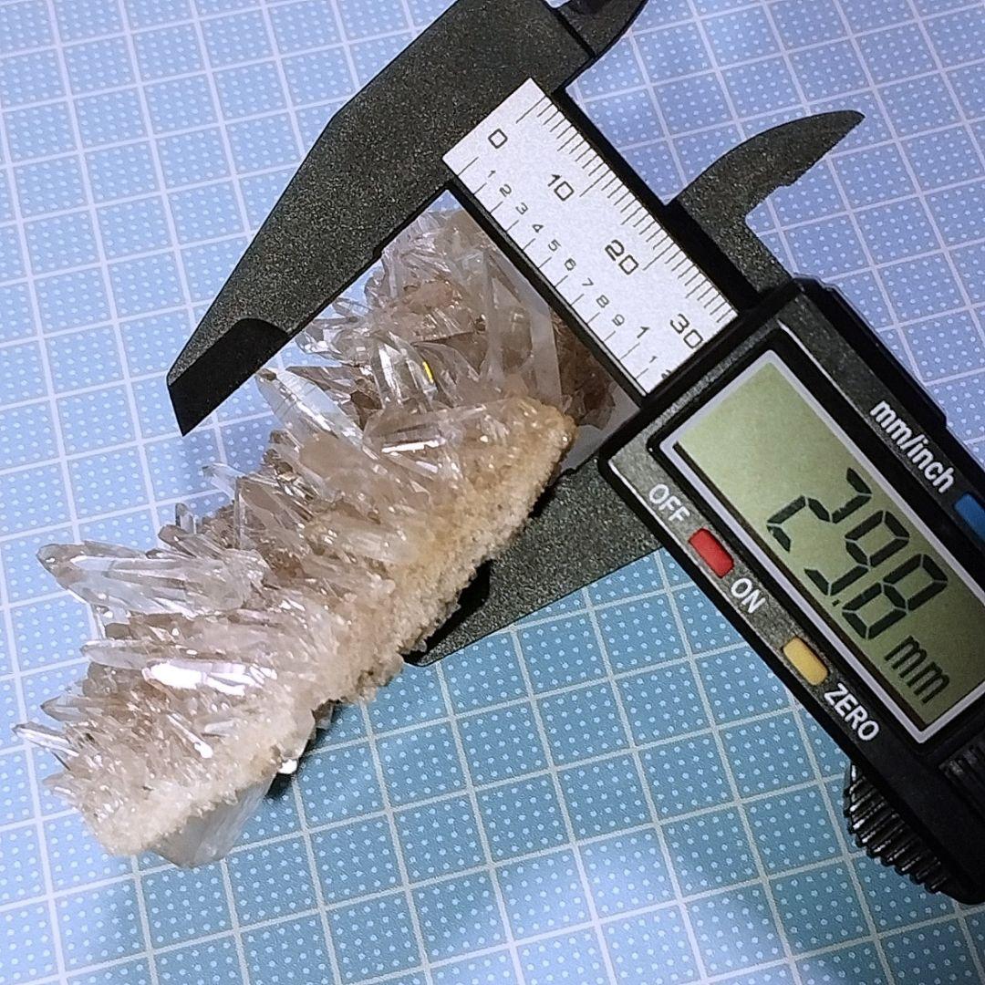 高透明 ⑦マニカラン水晶 クラスター原石 セルフヒールド ヒマラヤ水晶 178g