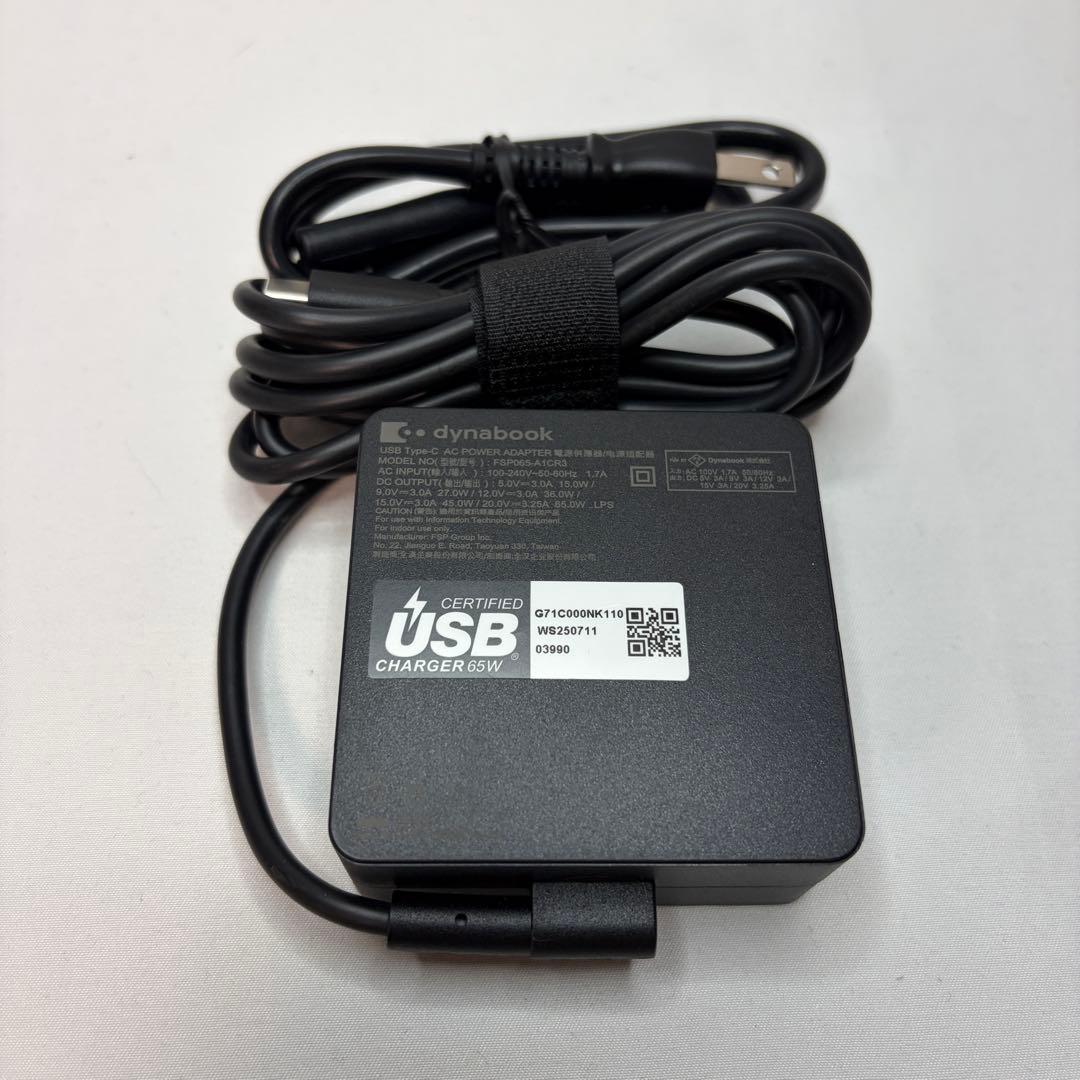使用少 dynabook GA83/XY Ryzen5 16GB 512GB