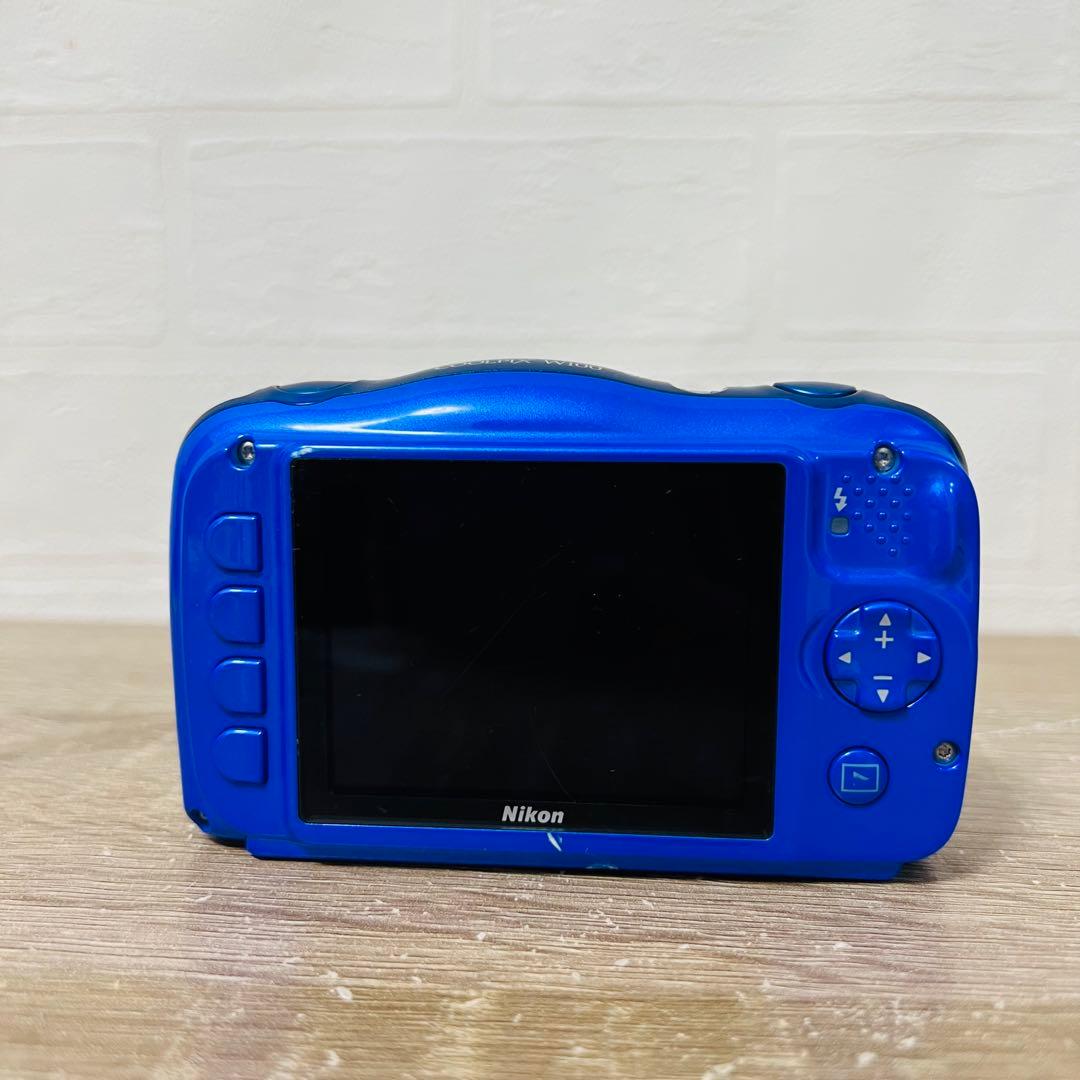 【完動品】NIKON ニコン COOLPIX W100 ブルー