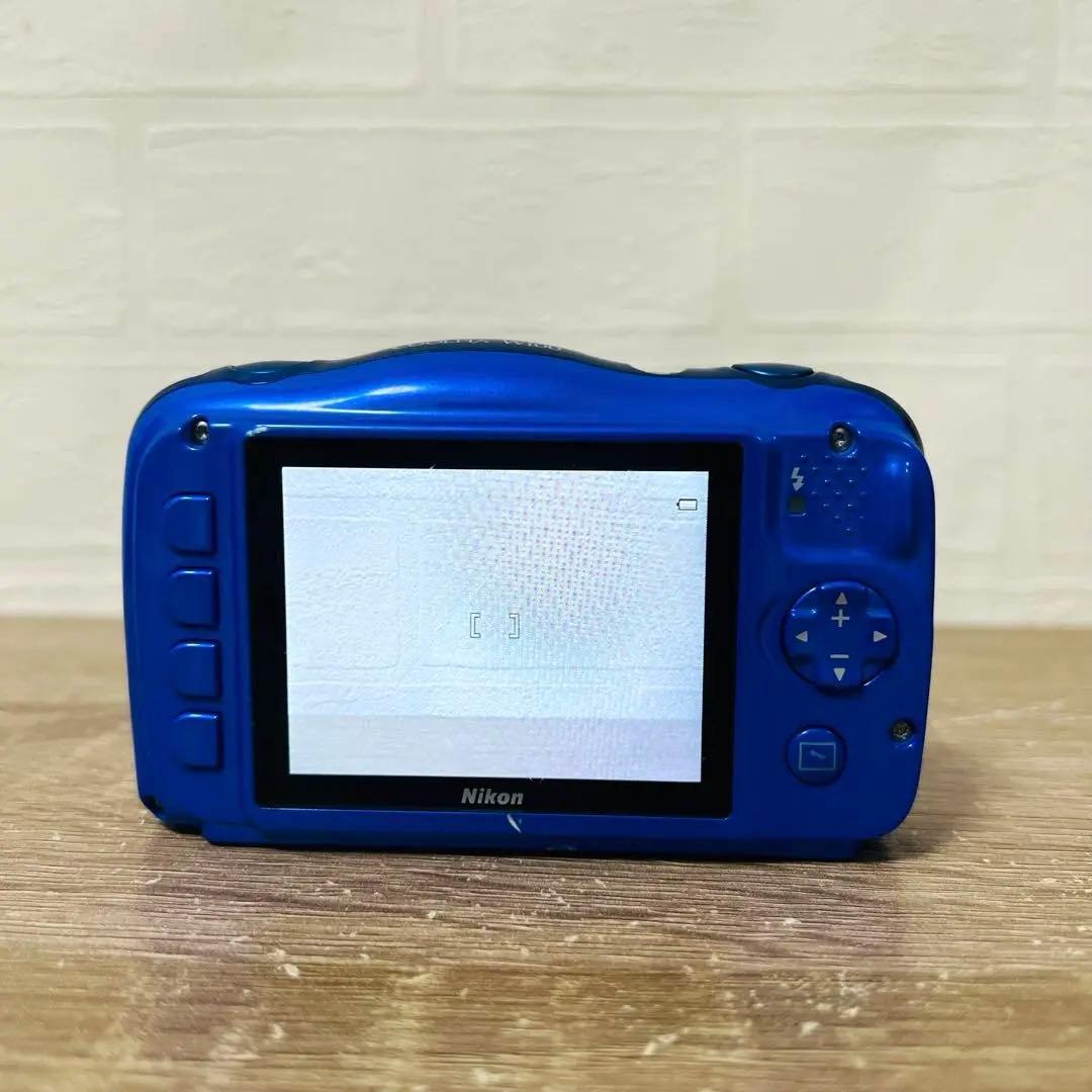【完動品】NIKON ニコン COOLPIX W100 ブルー
