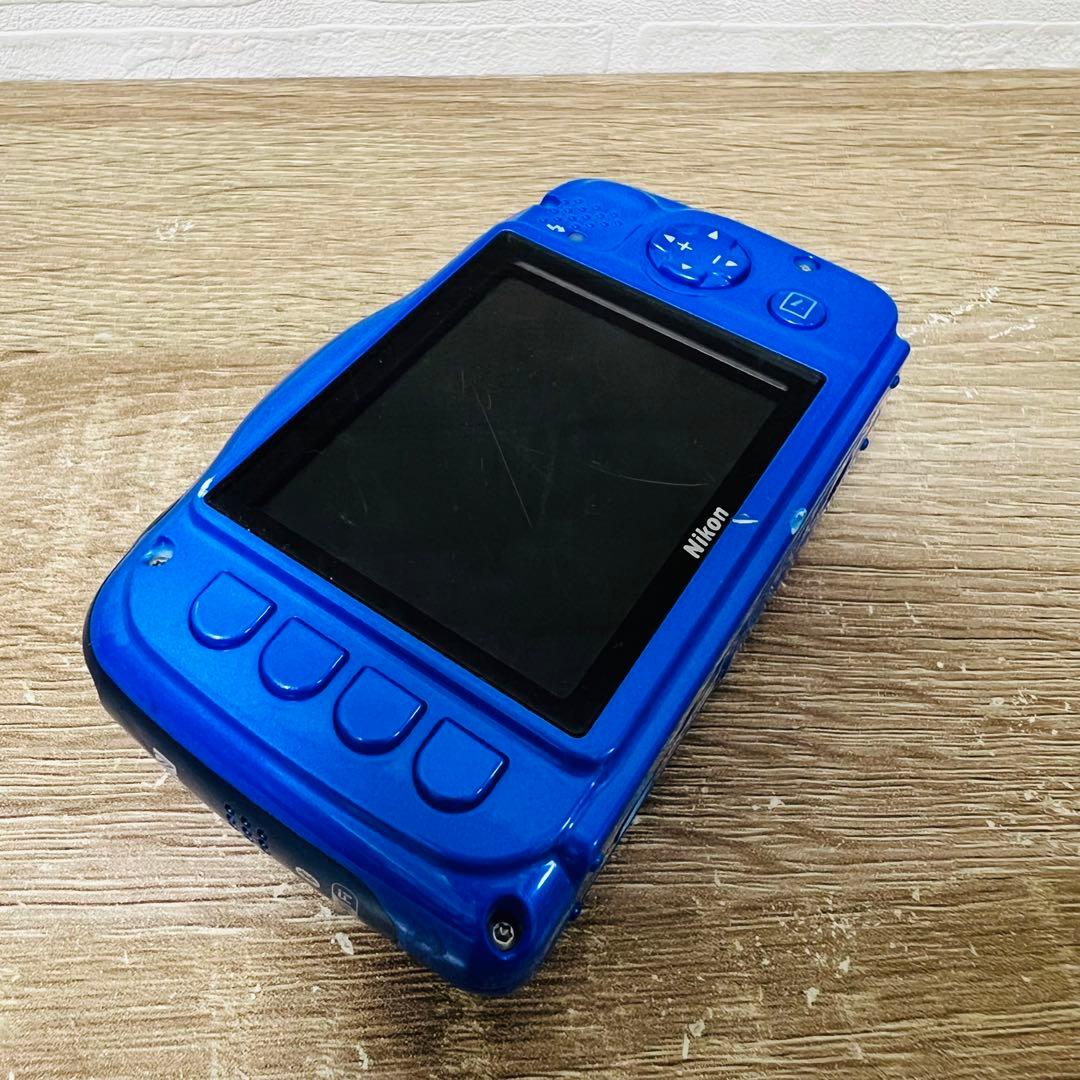 【完動品】NIKON ニコン COOLPIX W100 ブルー