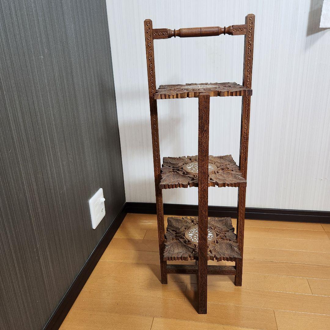 【美品♪最安値♪】木製 ケーキスタンド 3段 折り畳み可能