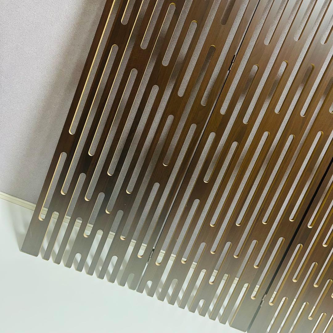 【展示品】【超美品】高級 ミッドセンチュリー 木製 3連 パーテーション